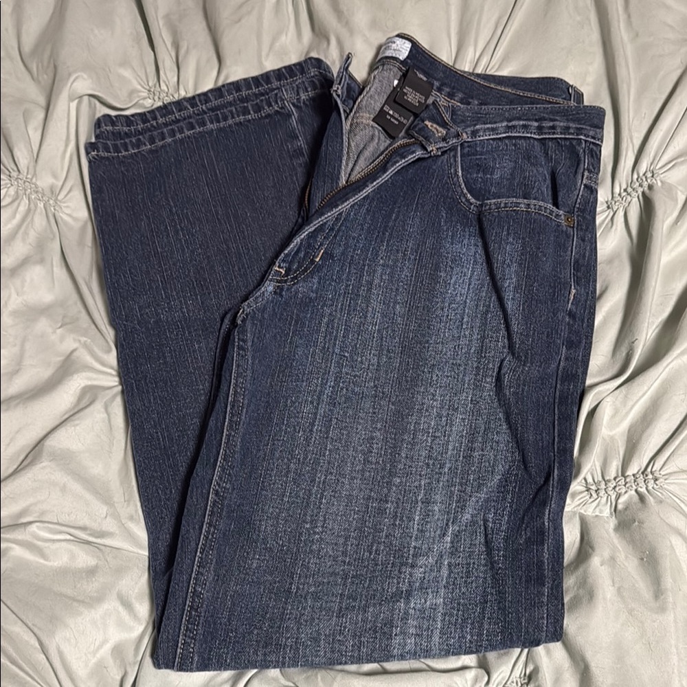 Dkny Blue Straight Jeans Classic Denim